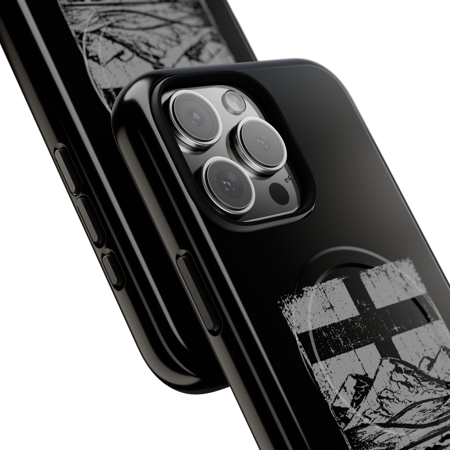 Rugged Alberta Shield Black MagSafe Premium Case