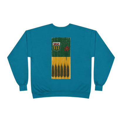 Rugged Saskatchewan (On the Back) Unisex Crewneck Sweatshirt