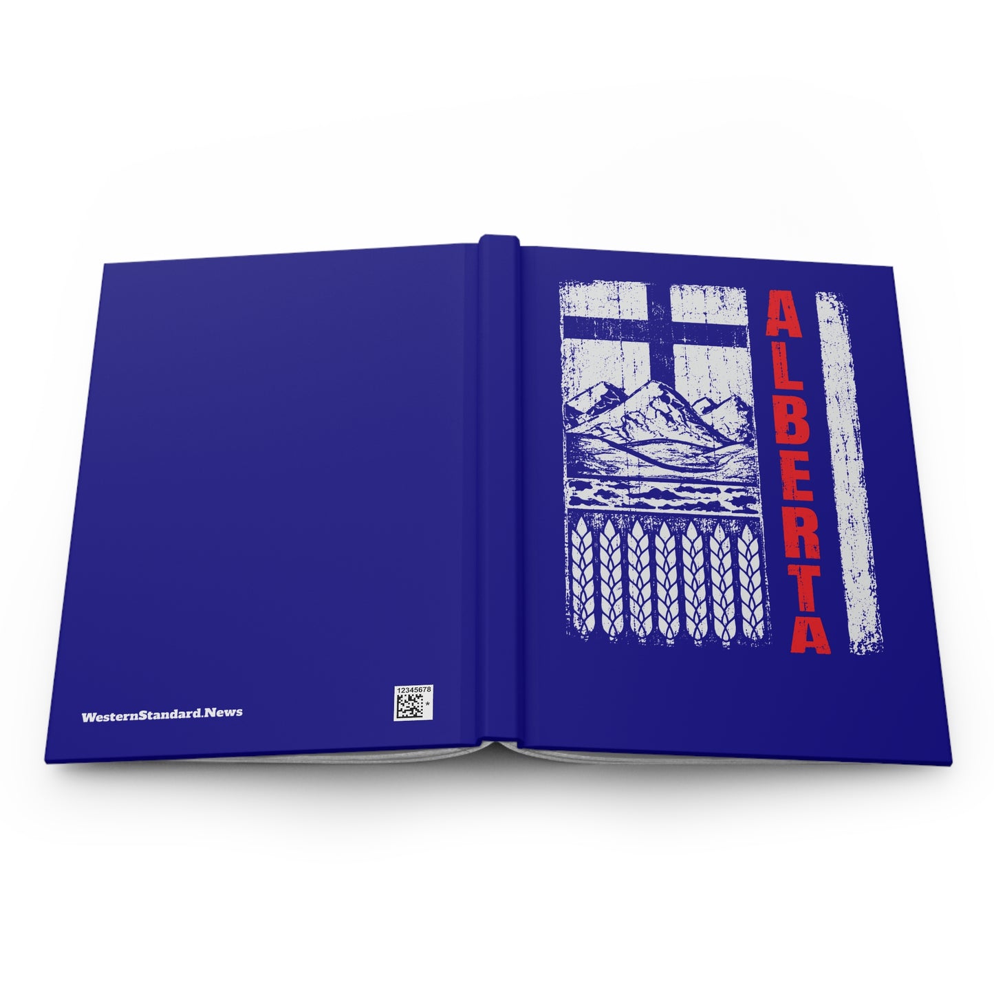 Rugged Alberta Hardcover Journal (Royal Blue)
