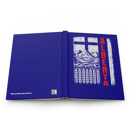 Rugged Alberta Hardcover Journal (Royal Blue)