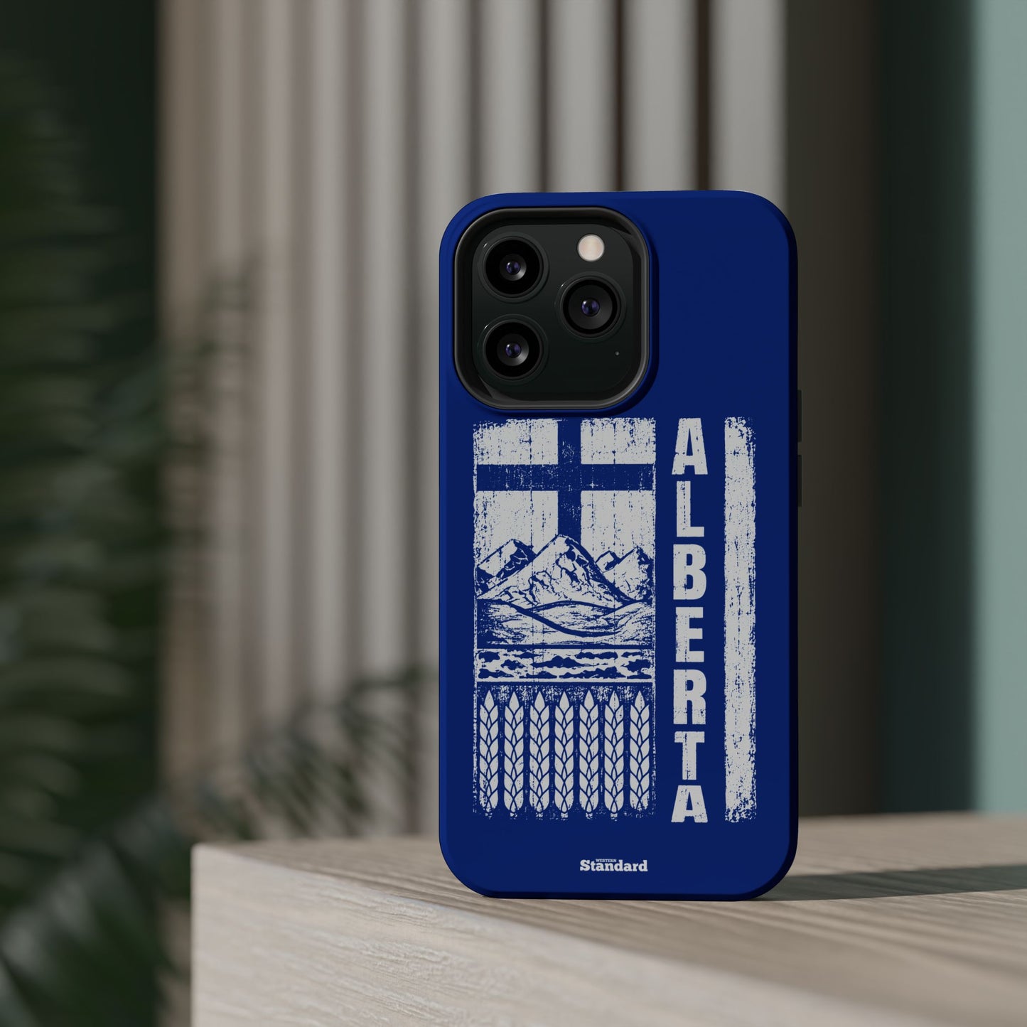 Rugged Alberta Blue MagSafe Phone Case