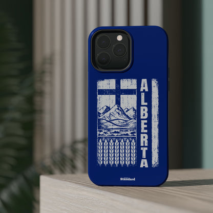 Rugged Alberta Blue MagSafe Phone Case