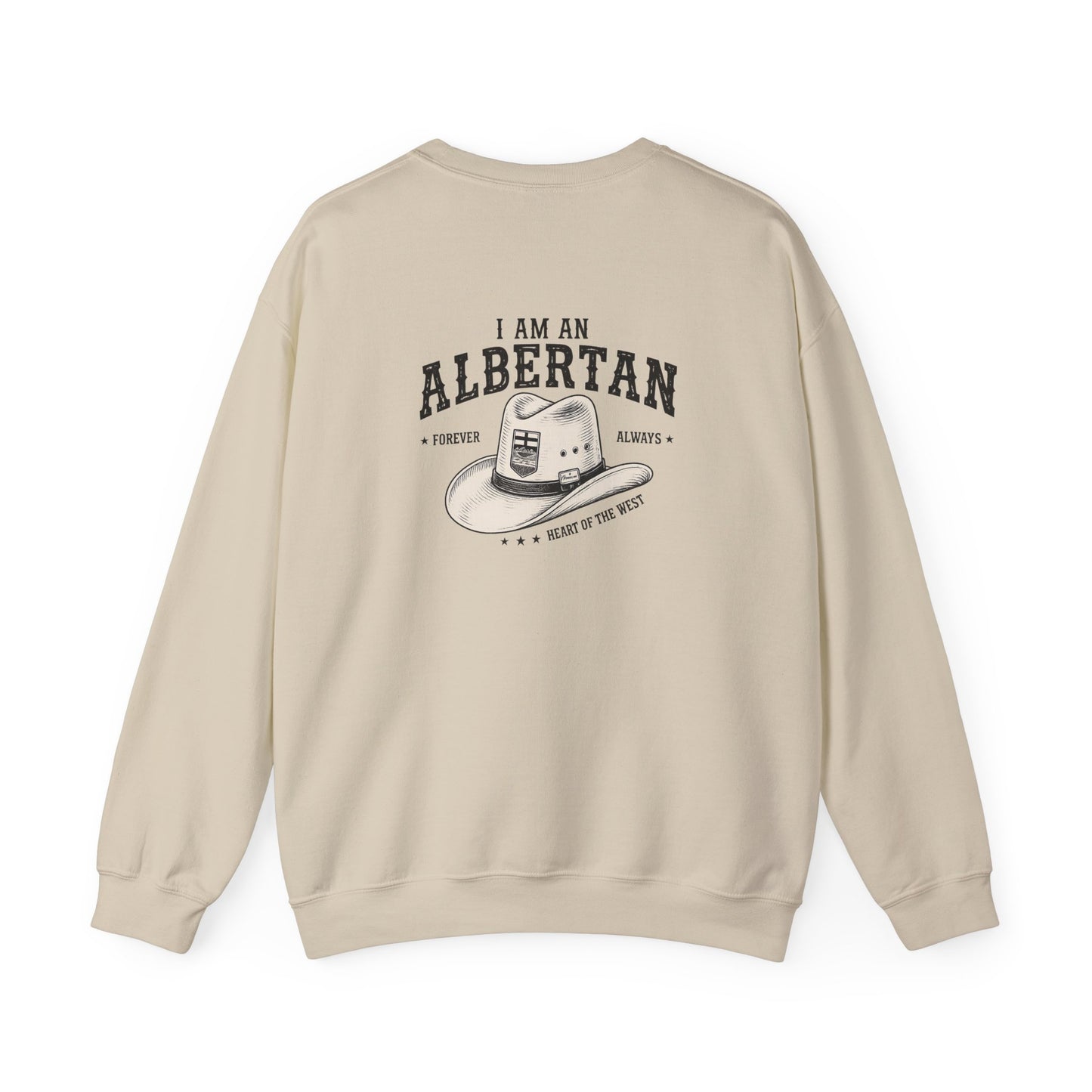 I Am Albertan (On the Back) Unisex Sweatshirt