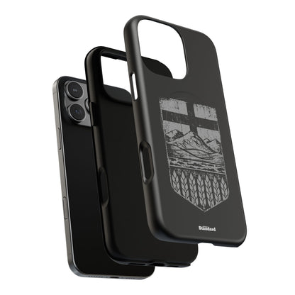 Rugged Alberta Shield Black MagSafe Premium Case