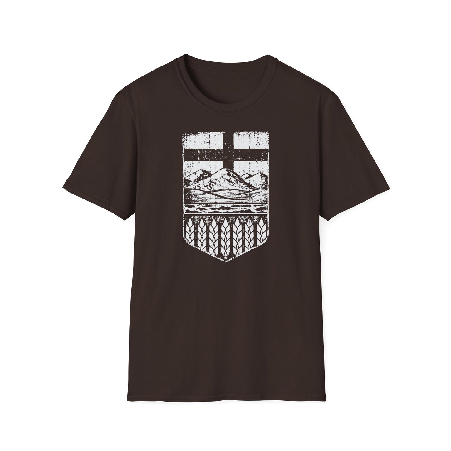 Rugged Alberta Shield Unisex T-Shirt