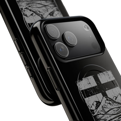 Rugged Alberta Shield Black MagSafe Premium Case