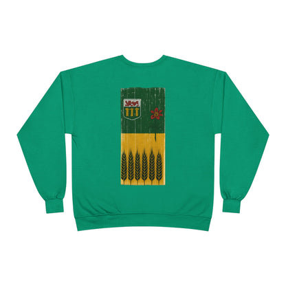 Rugged Saskatchewan (On the Back) Unisex Crewneck Sweatshirt