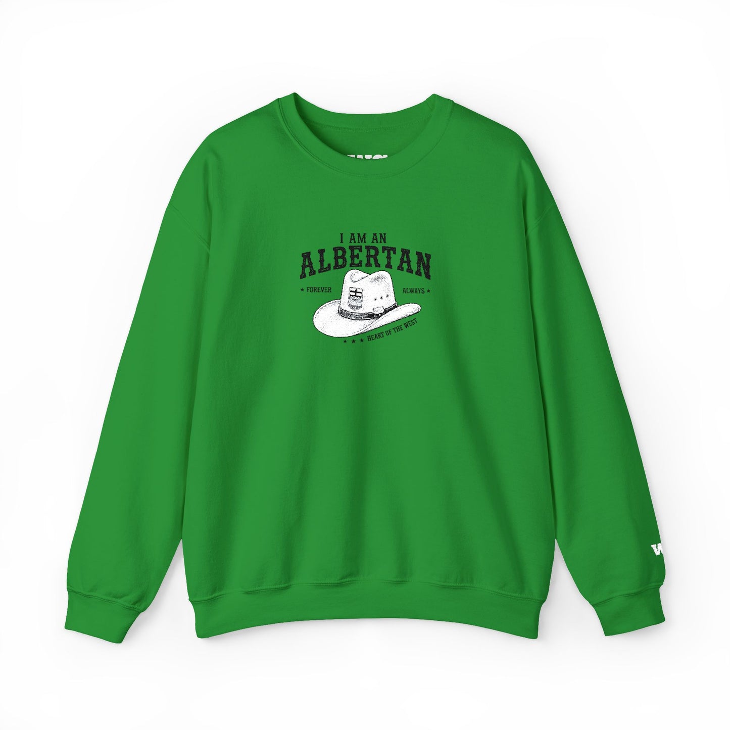 I Am Albertan Unisex Premium Crewneck Sweatshirt (Embroidered)