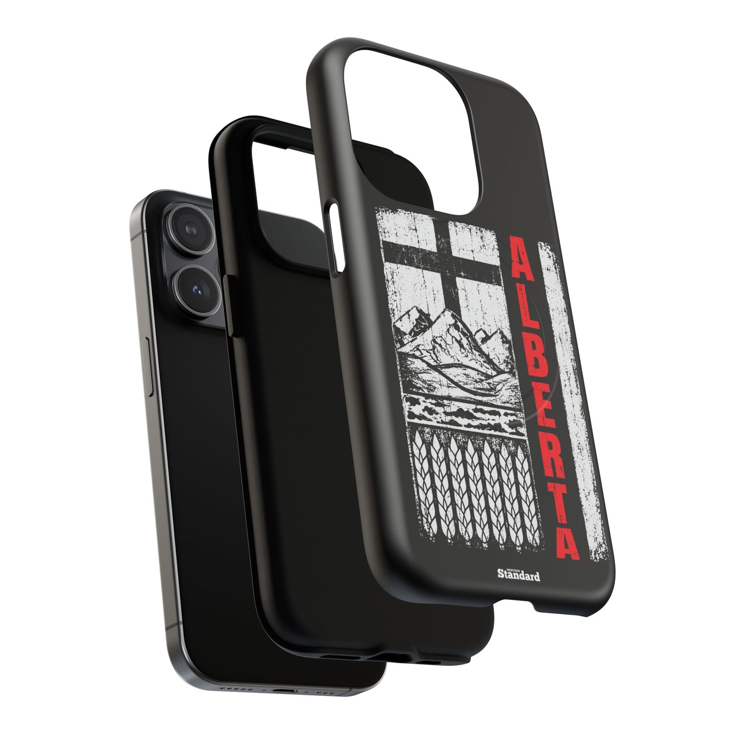 Rugged Alberta Black MagSafe Premium Case