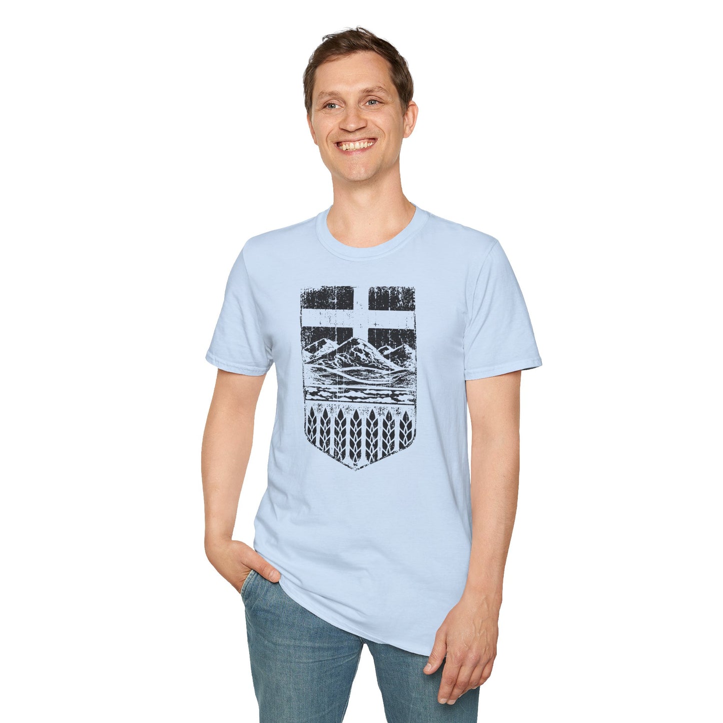 Rugged Alberta Shield Unisex T-Shirt