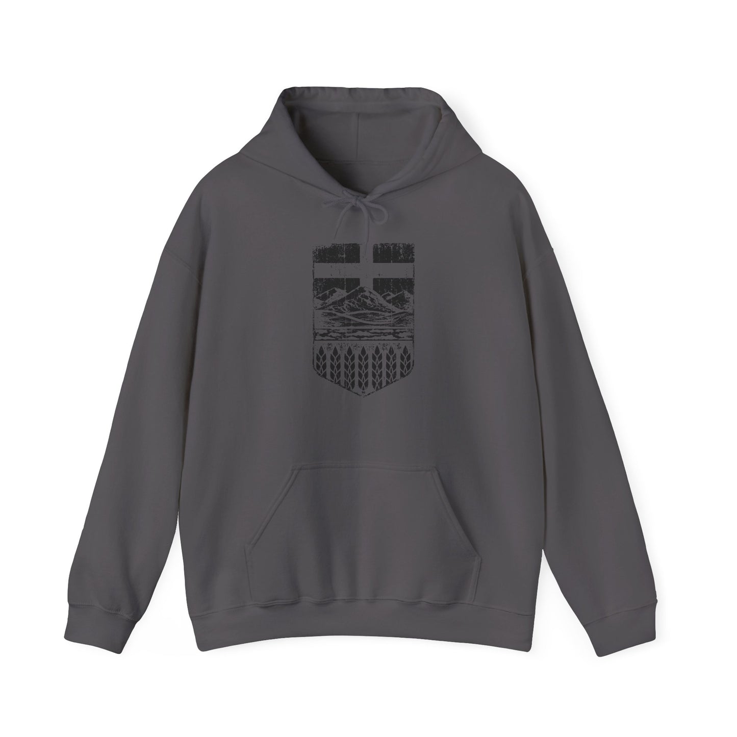 Rugged Shield of Alberta Unisex Hoodie