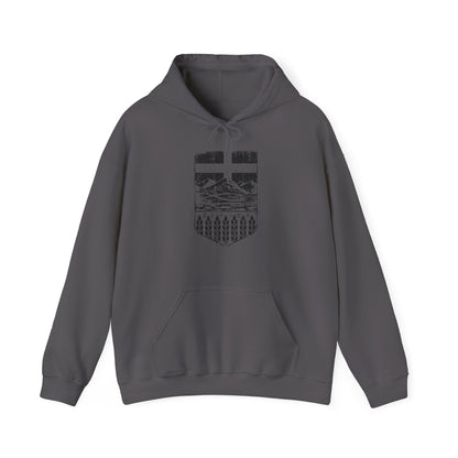 Rugged Shield of Alberta Unisex Hoodie