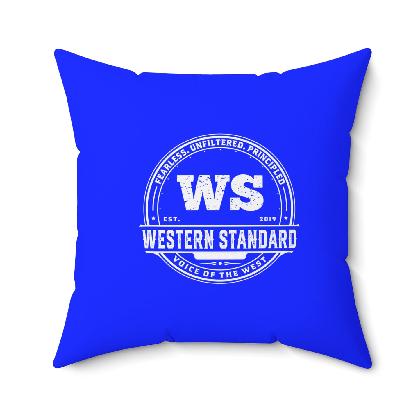 Rugged Shield of Alberta Square Pillow