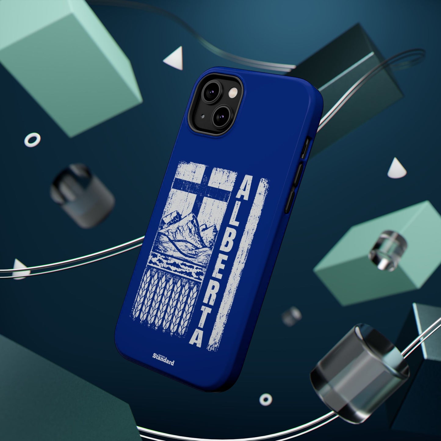 Rugged Alberta Blue MagSafe Phone Case