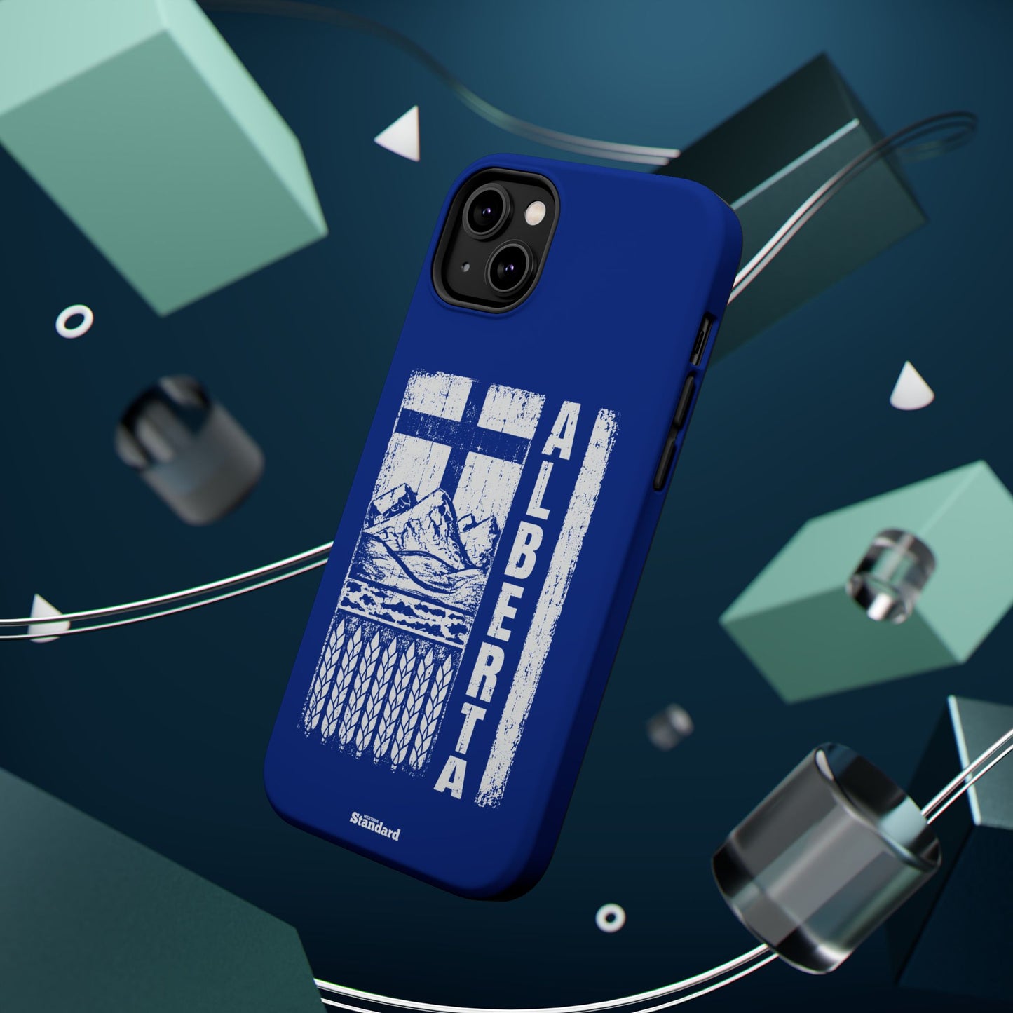 Rugged Alberta Blue MagSafe Phone Case