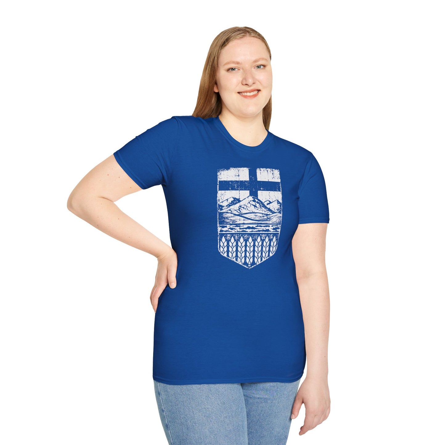 Rugged Alberta Shield Unisex T-Shirt