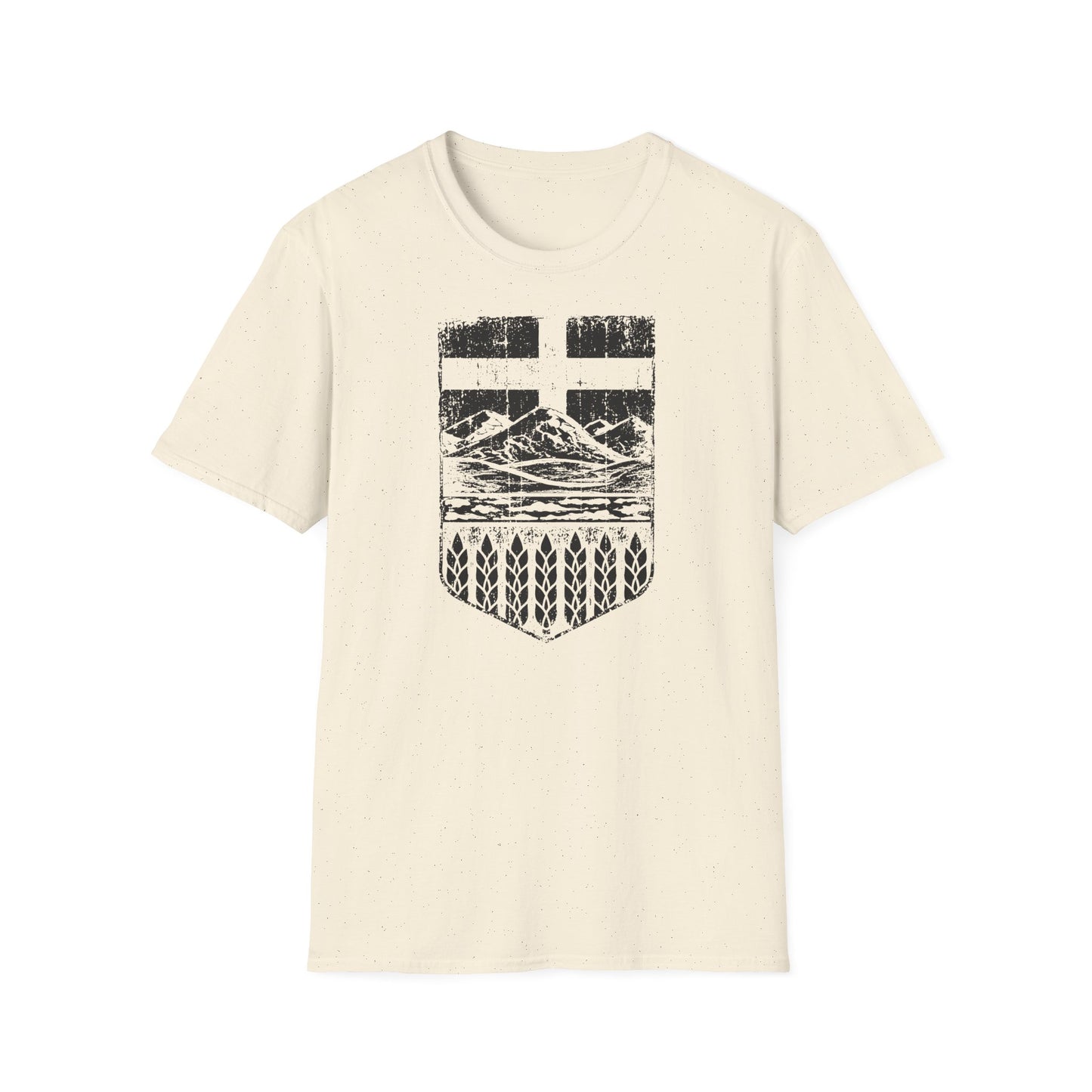 Rugged Alberta Shield Unisex T-Shirt