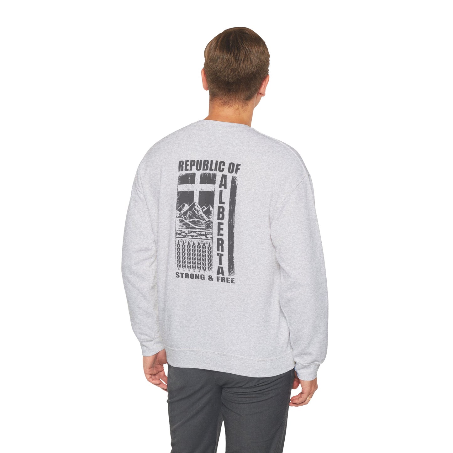 Republic of Alberta (On the Back) Premium Crewneck Sweatshirt