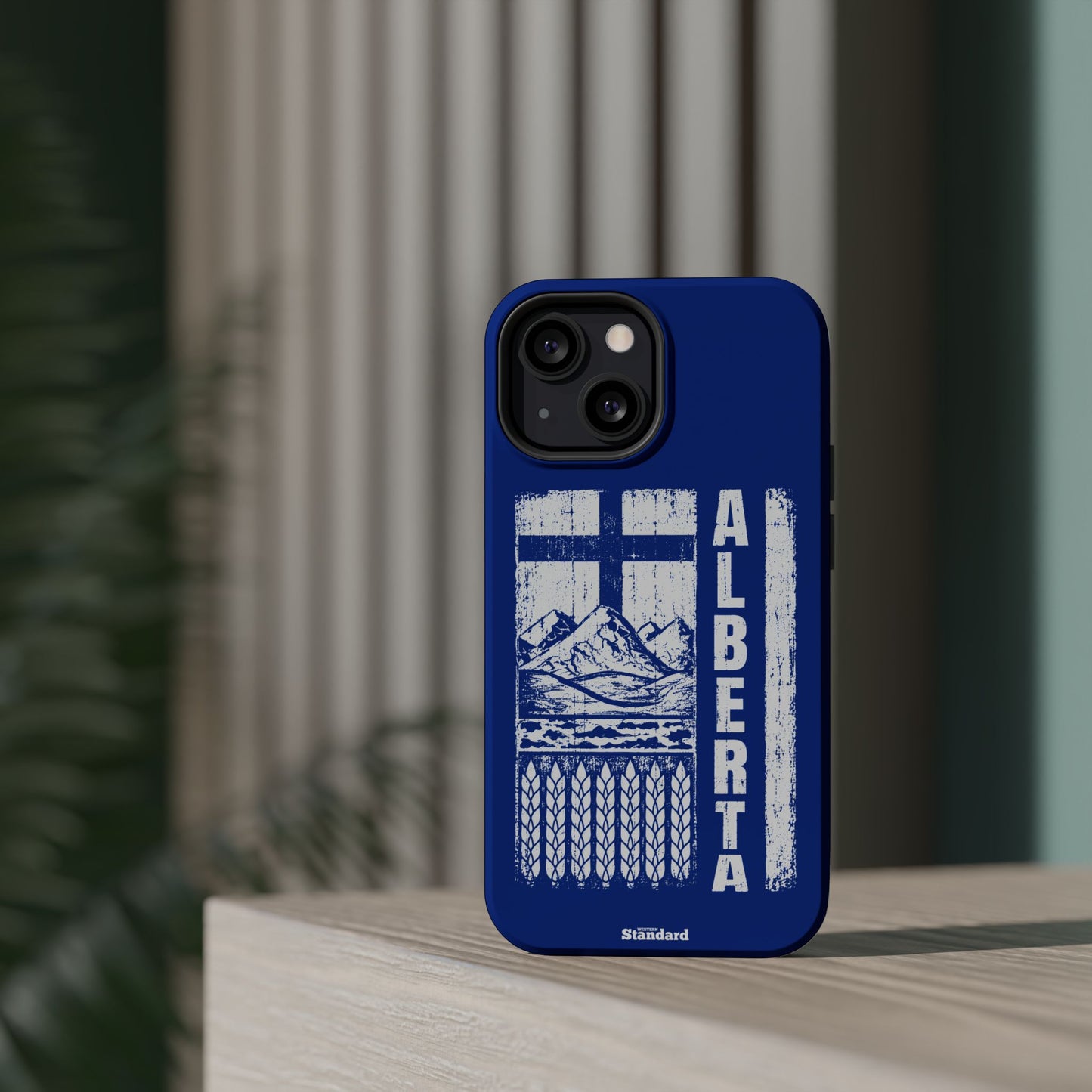 Rugged Alberta Blue MagSafe Phone Case