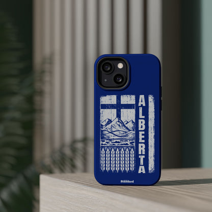 Rugged Alberta Blue MagSafe Phone Case