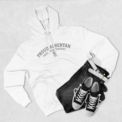 Proud Albertan Simple Unisex Varsity Hoodie