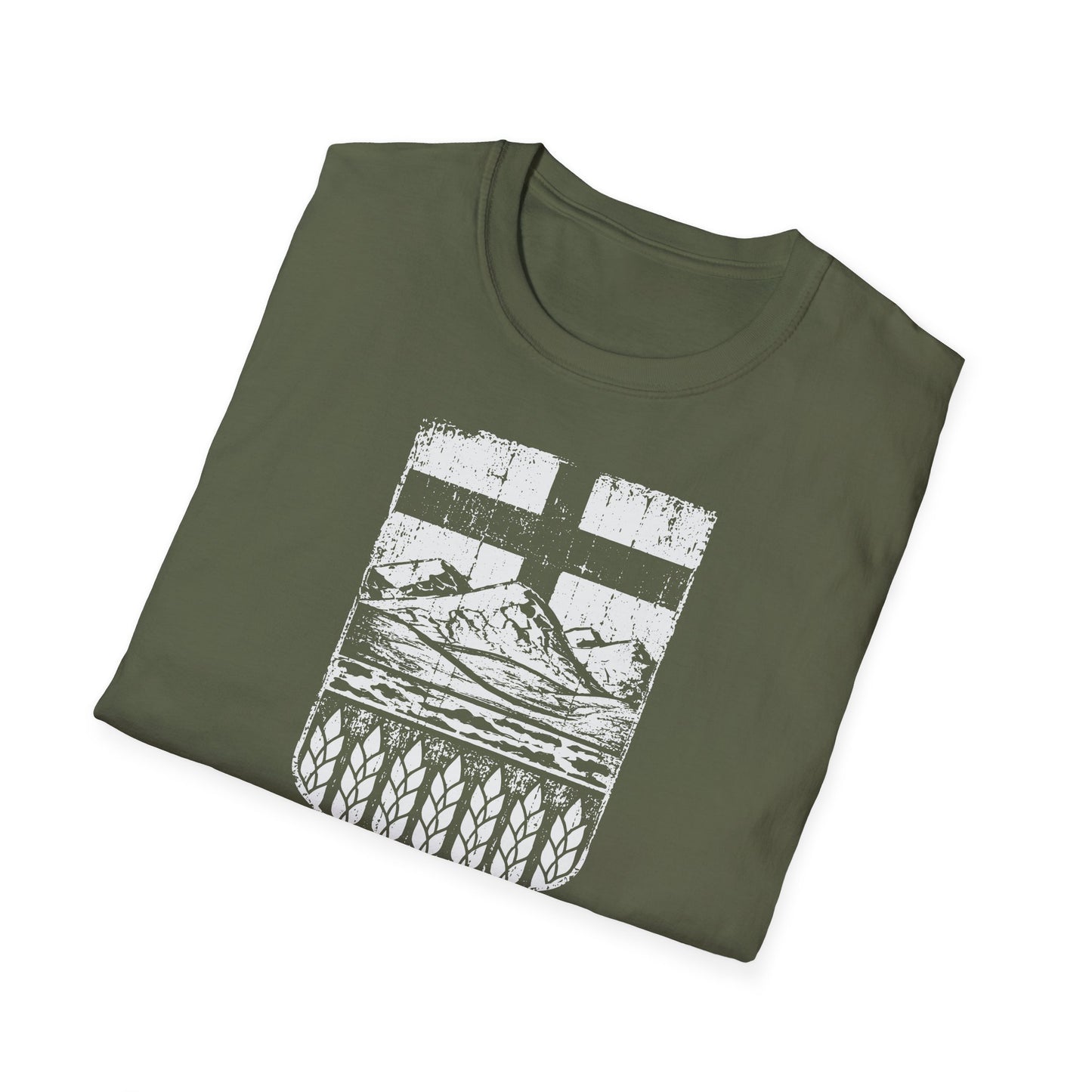 Rugged Alberta Shield Unisex T-Shirt