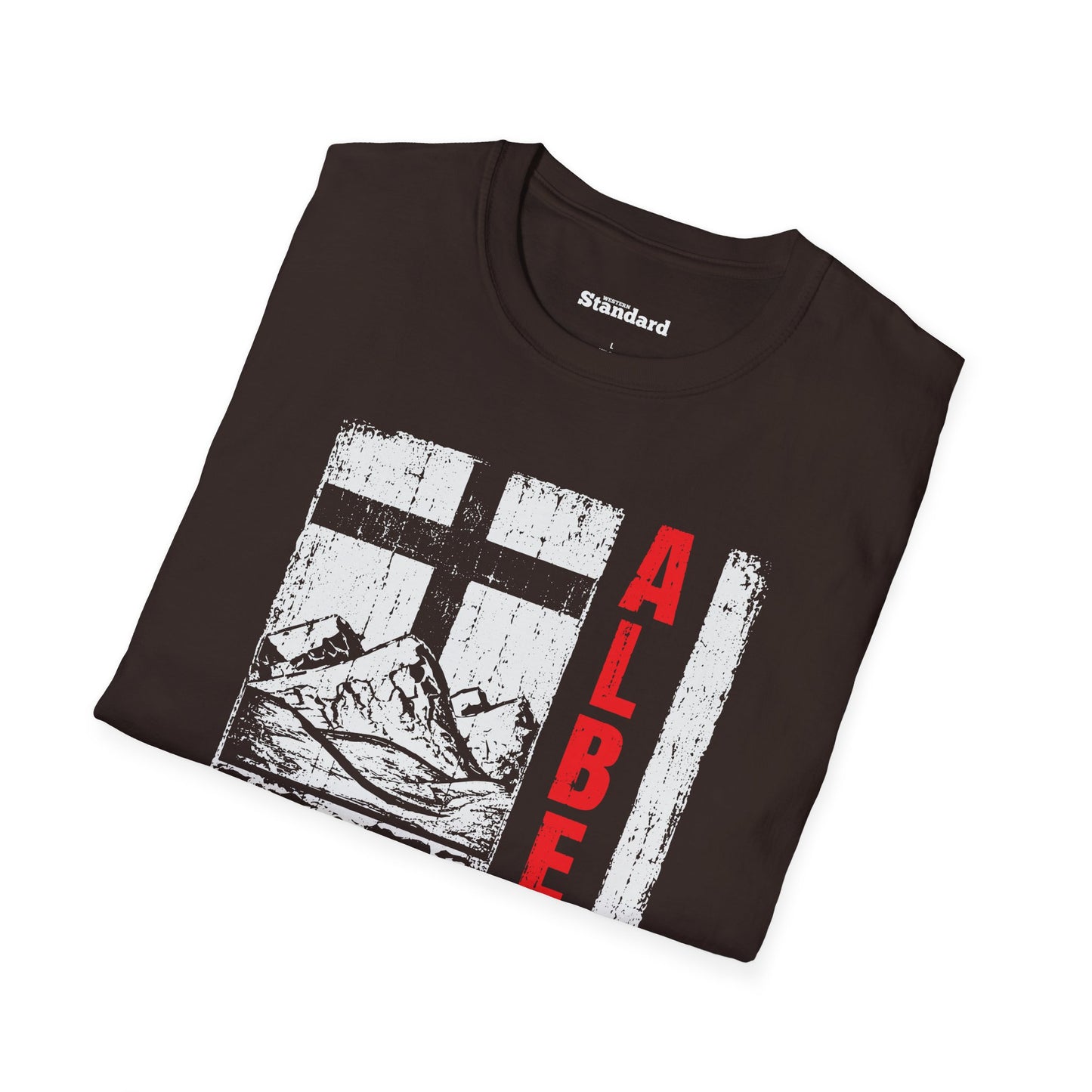 Rugged Alberta Red Unisex T-Shirt
