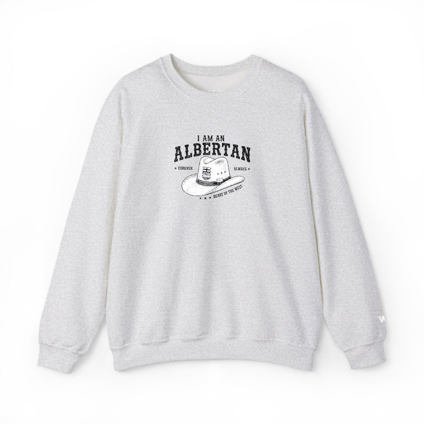 I Am Albertan Unisex Premium Crewneck Sweatshirt (Embroidered)