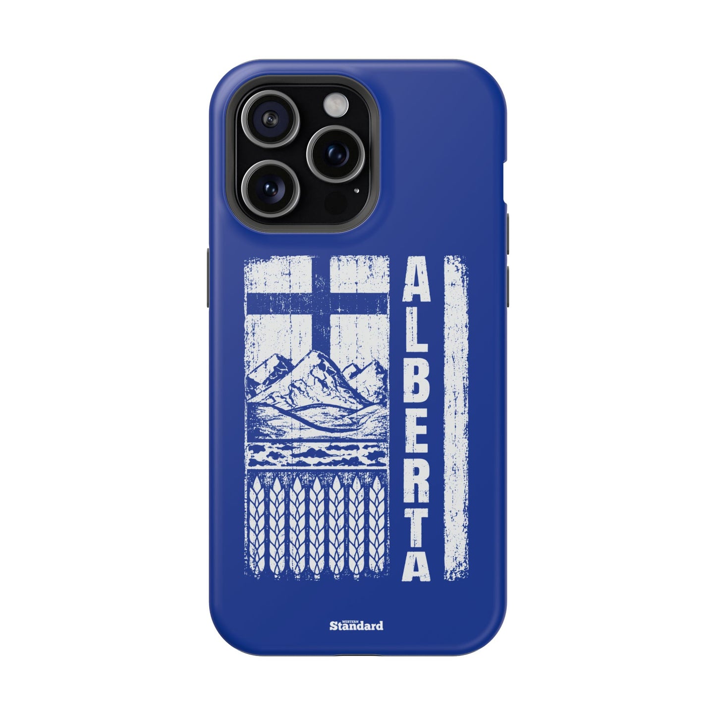 Rugged Alberta Blue MagSafe Phone Case