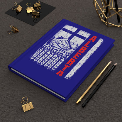 Rugged Alberta Hardcover Journal (Royal Blue)