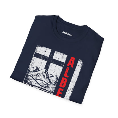 Rugged Alberta Red Unisex T-Shirt