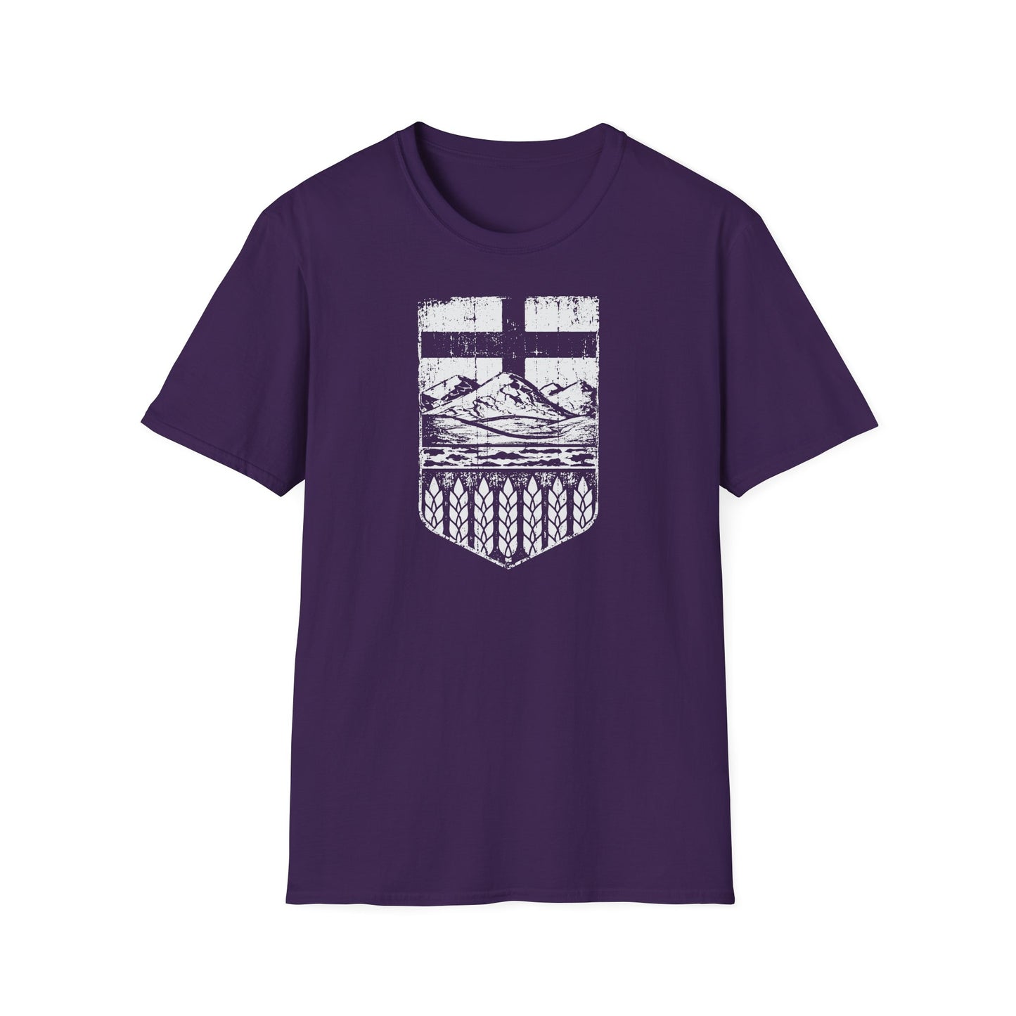Rugged Alberta Shield Unisex T-Shirt
