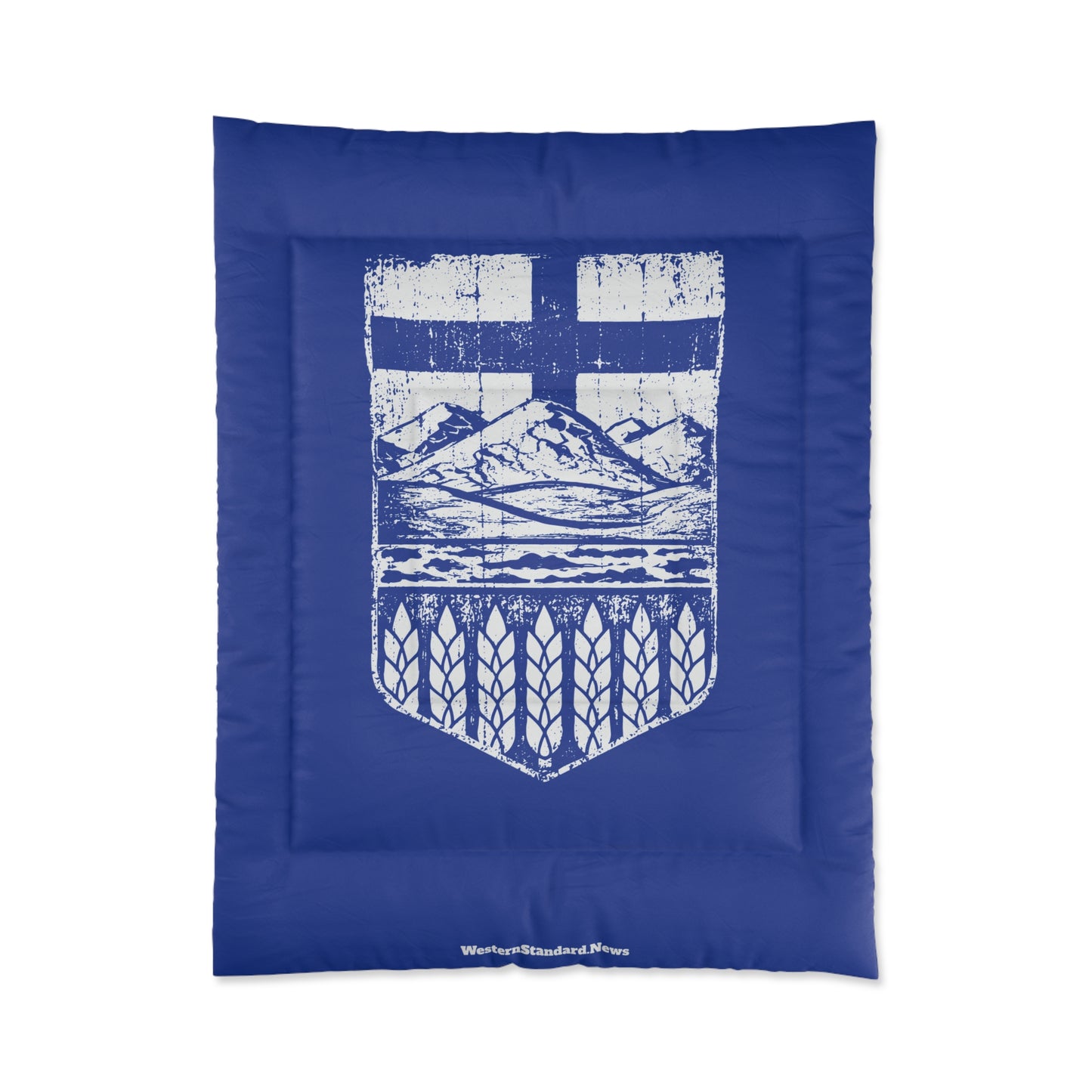 Rugged Shield of Alberta Bed Comforter (With Pillow Cases As Bonus)