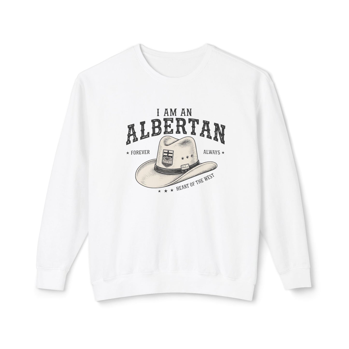 I Am Albertan Premium Unisex Crewneck Sweatshirt
