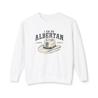 I Am Albertan Premium Unisex Crewneck Sweatshirt