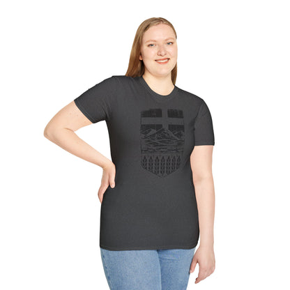 Rugged Alberta Shield Unisex T-Shirt