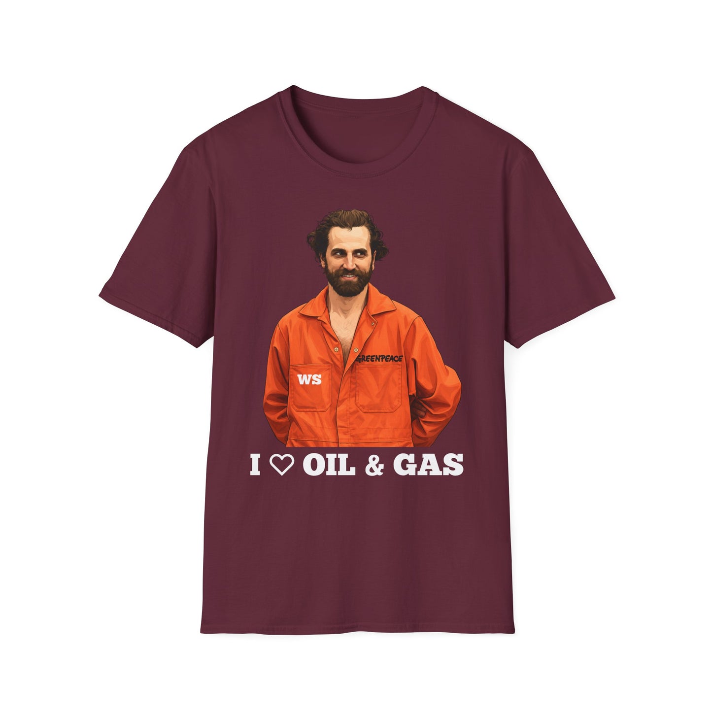 Guilbeault 'I Love Oil and Gas' Unisex T-Shirt