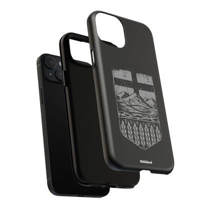 Rugged Alberta Shield Black MagSafe Premium Case