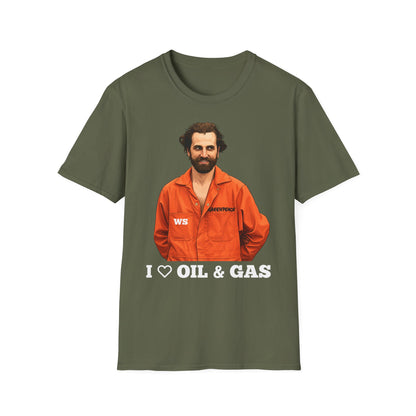 Guilbeault 'I Love Oil and Gas' Unisex T-Shirt