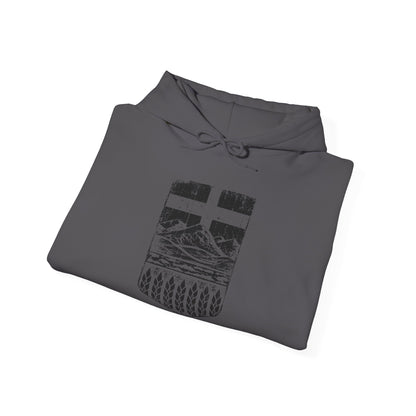 Rugged Shield of Alberta Unisex Hoodie