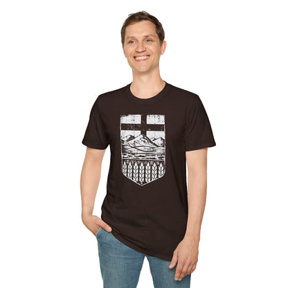 Rugged Alberta Shield Unisex T-Shirt