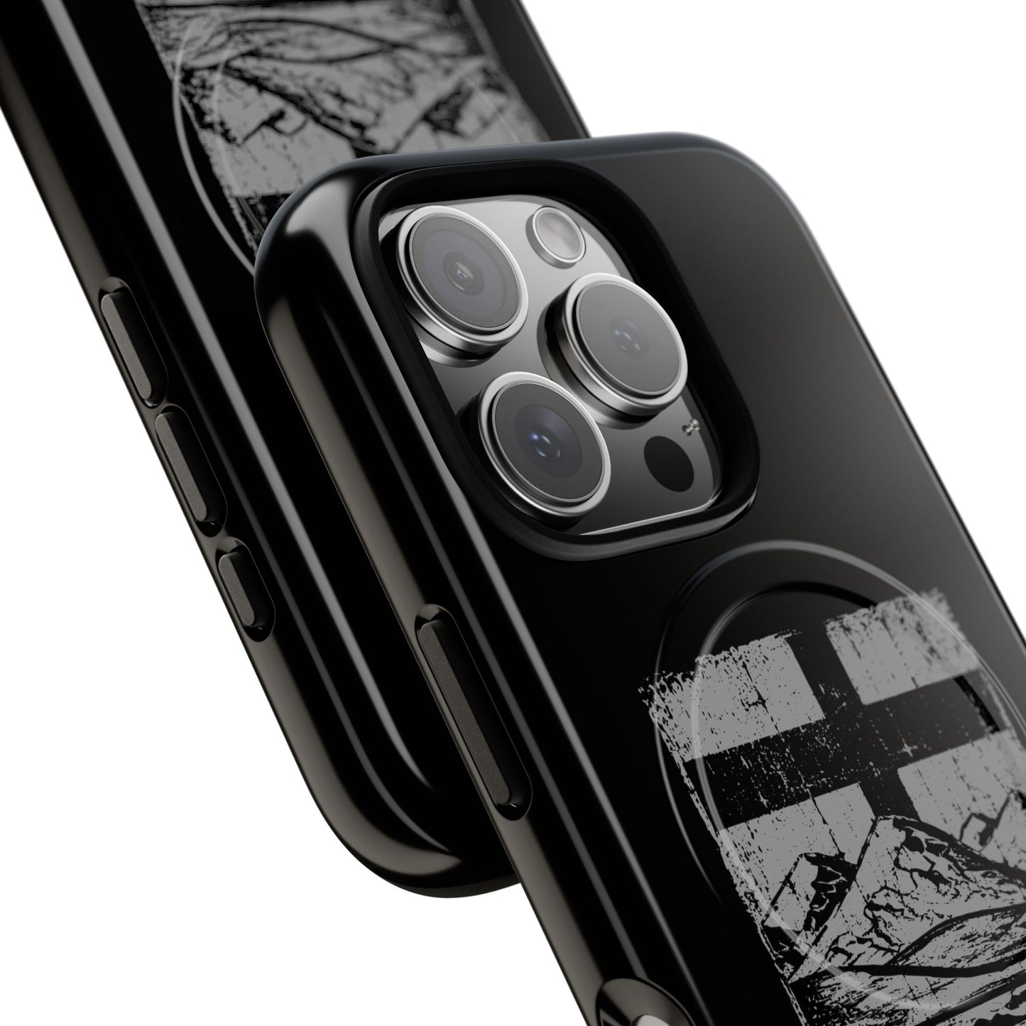Rugged Alberta Shield Black MagSafe Premium Case