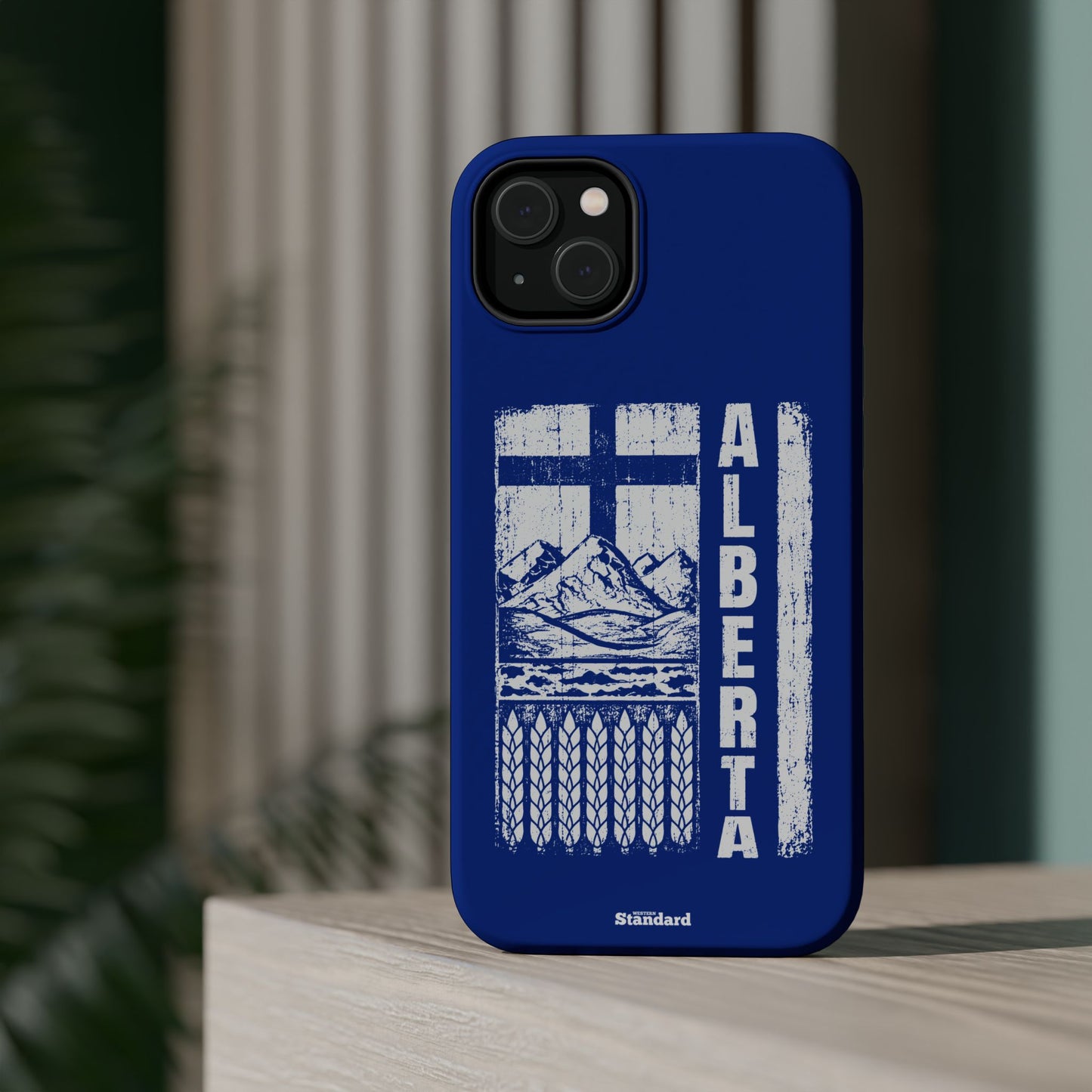 Rugged Alberta Blue MagSafe Phone Case
