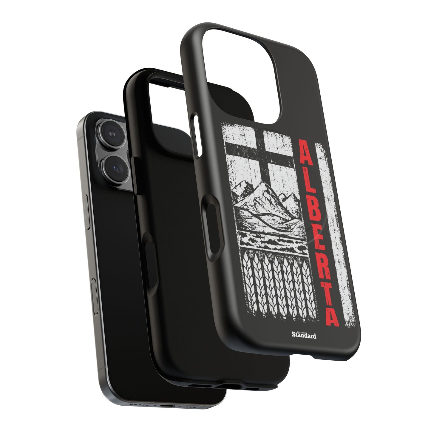 Rugged Alberta Black MagSafe Premium Case