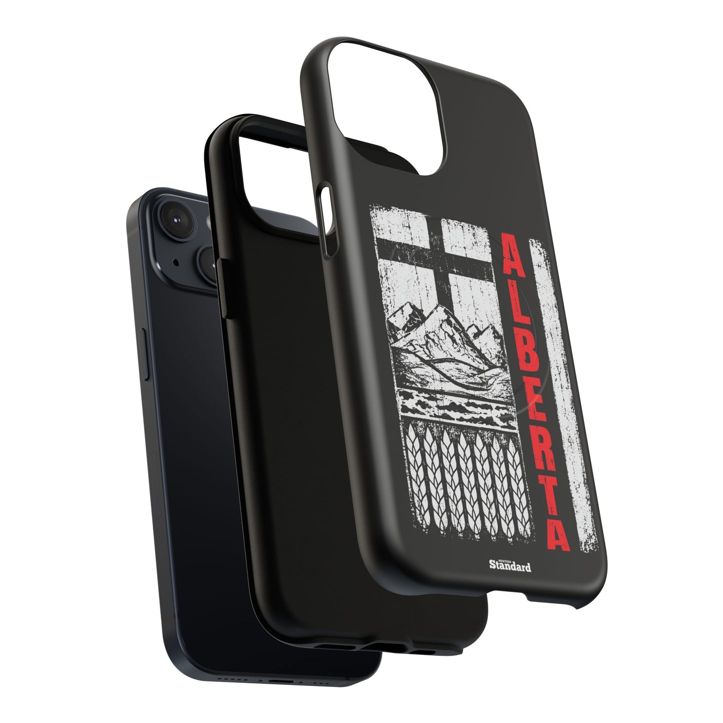 Rugged Alberta Black MagSafe Premium Case