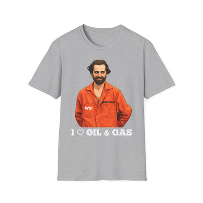 Guilbeault 'I Love Oil and Gas' Unisex T-Shirt