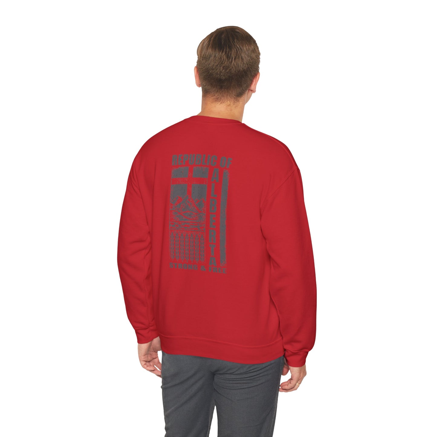 Republic of Alberta (On the Back) Premium Crewneck Sweatshirt