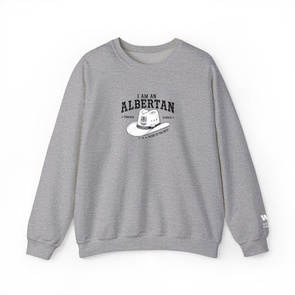 I Am Albertan Unisex Premium Crewneck Sweatshirt (Embroidered)
