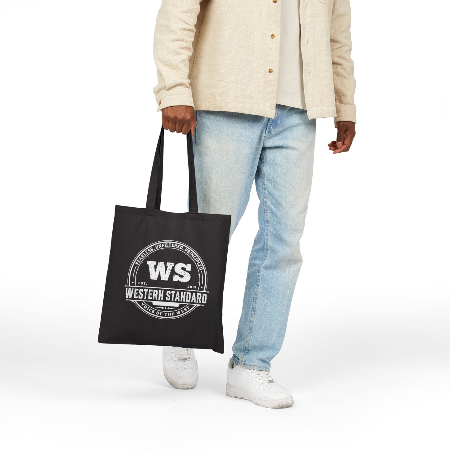 Vintage Western Standard Tote Bag