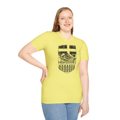 Rugged Alberta Shield Unisex T-Shirt